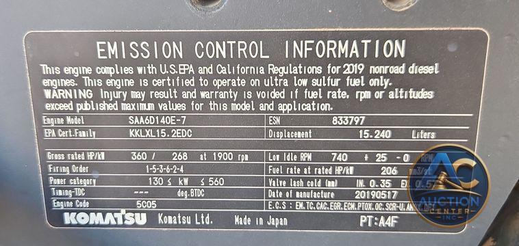 2020 Komatsu D155AXI-8 dozer