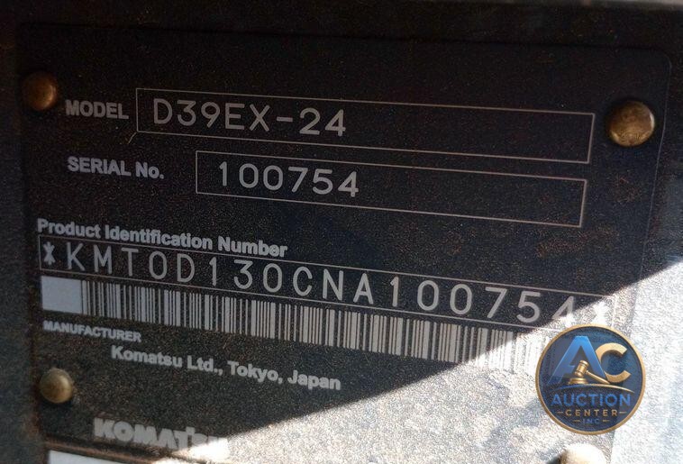 2023 Komatsu D39EX-24 dozer