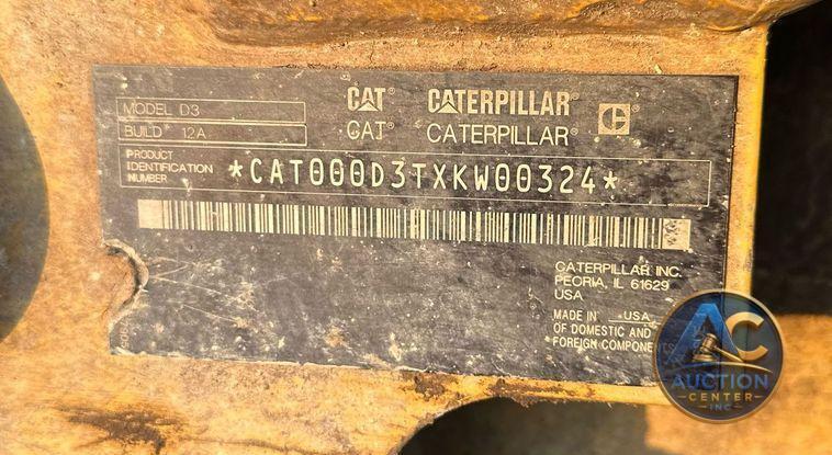 2021 Caterpillar D3-12A  dozer