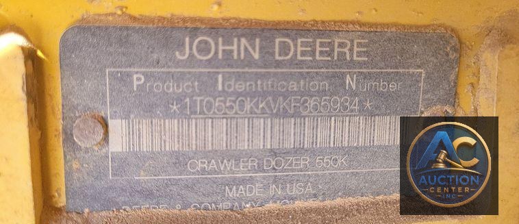 2020 John Deere  550K LGP dozer