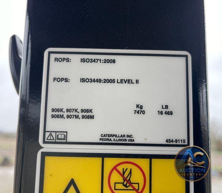 2022 Caterpillar  906M wheel loader