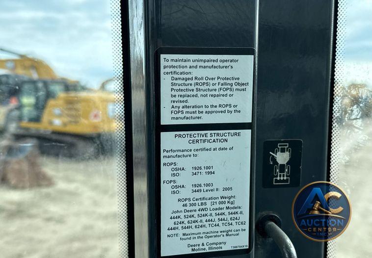 2018 John Deere 624K-II wheel loader