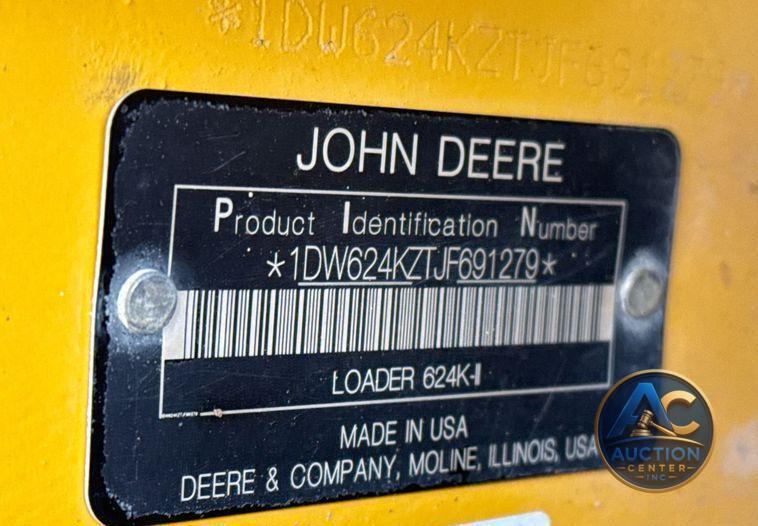 2018 John Deere 624K-II wheel loader