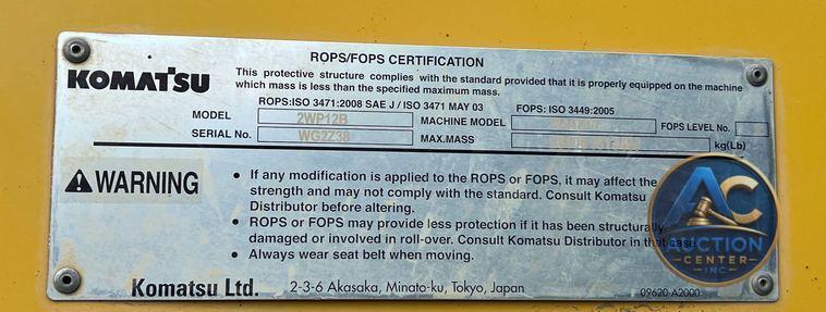 2014 Komatsu WA470-7 wheel loader
