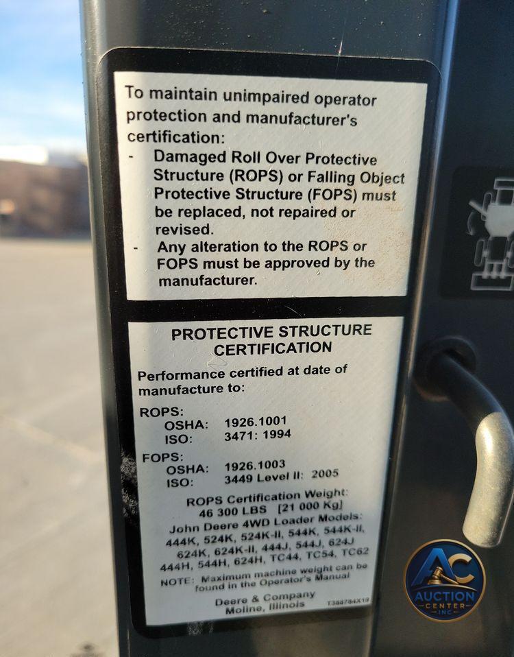 2018 John Deere 544K-II  wheel loader