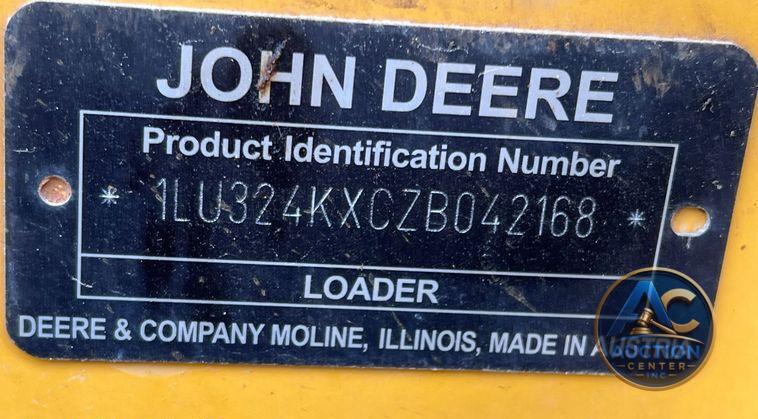 2016 John Deere 324K  wheel loader