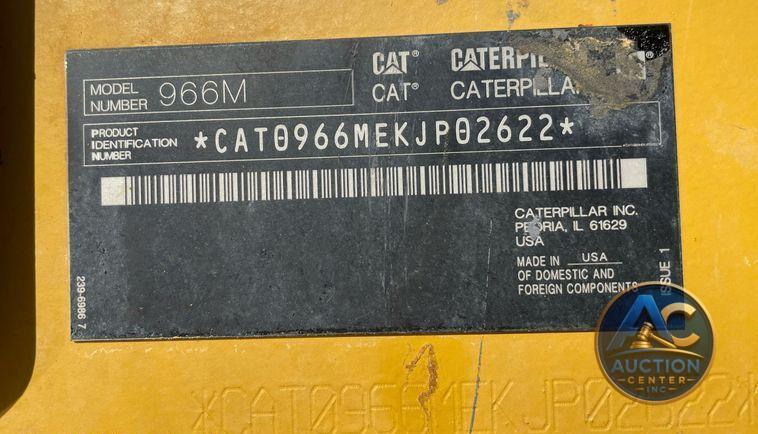 2017 Caterpillar 966M  wheel loader
