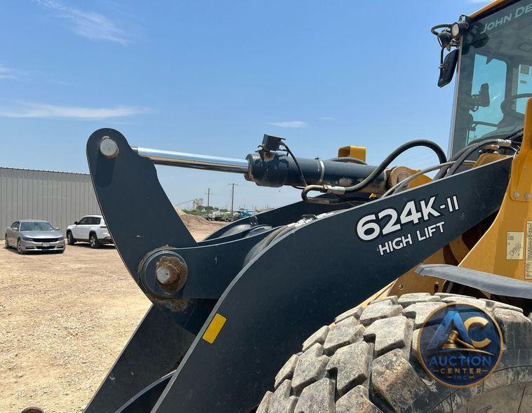 2017 John Deere 624K-II  high lift wheel loader