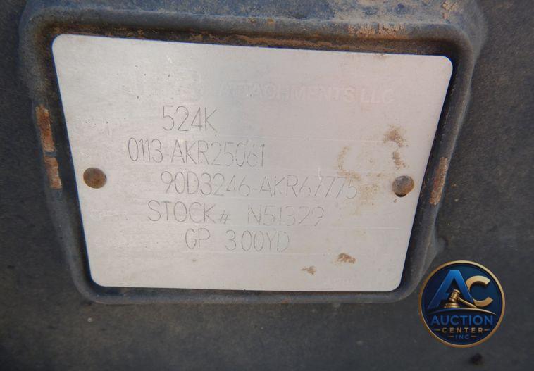 2012 John Deere 524K  high lift wheel loader