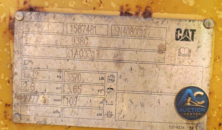 2005 Caterpillar 938G Series II wheel loader