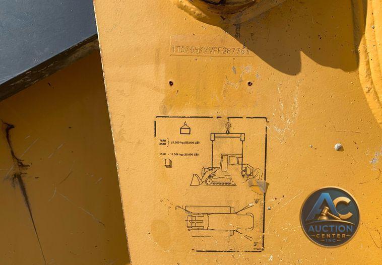 2015 John Deere 755K track loader