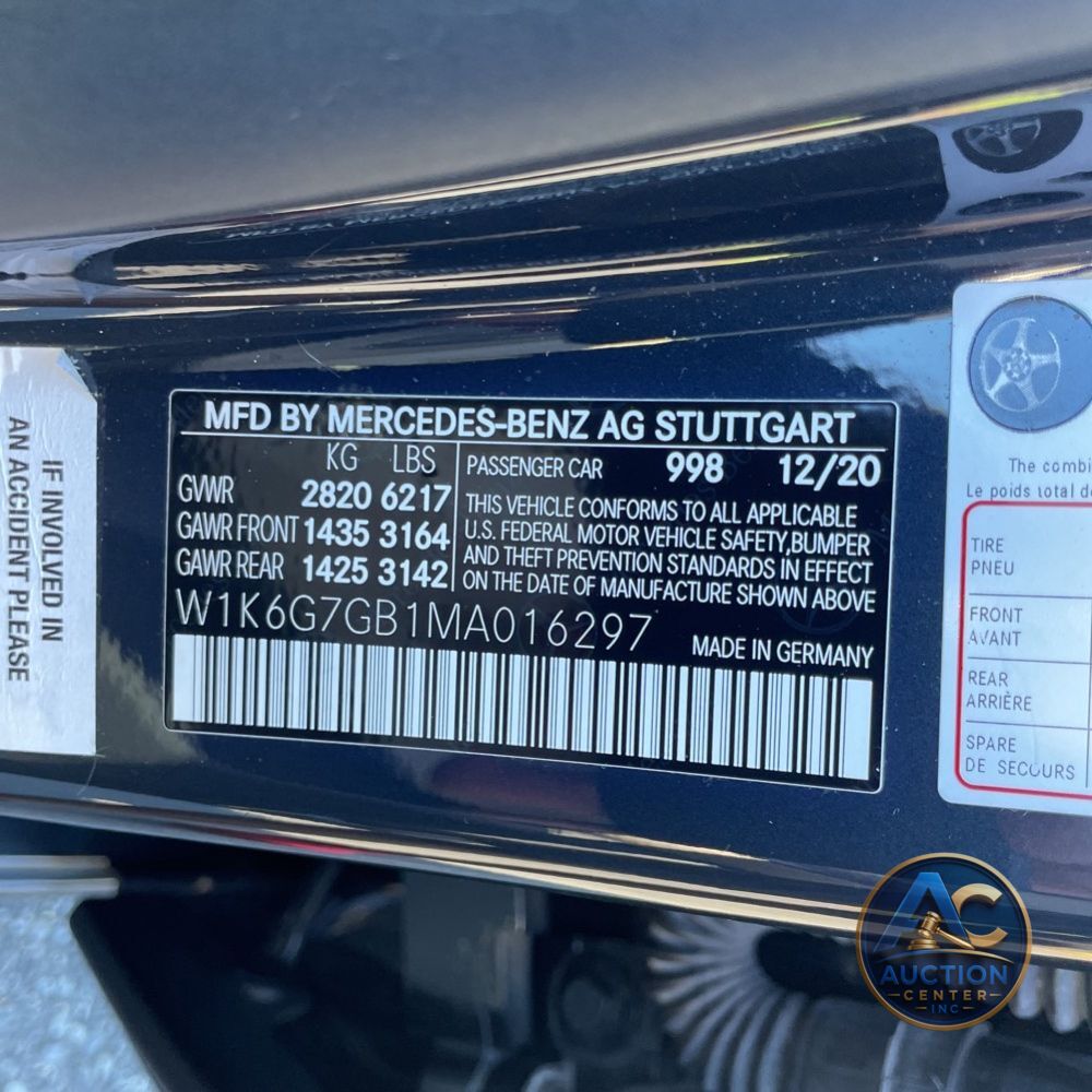 2021 Mercedes-Benz S-Class S 580 4MATIC