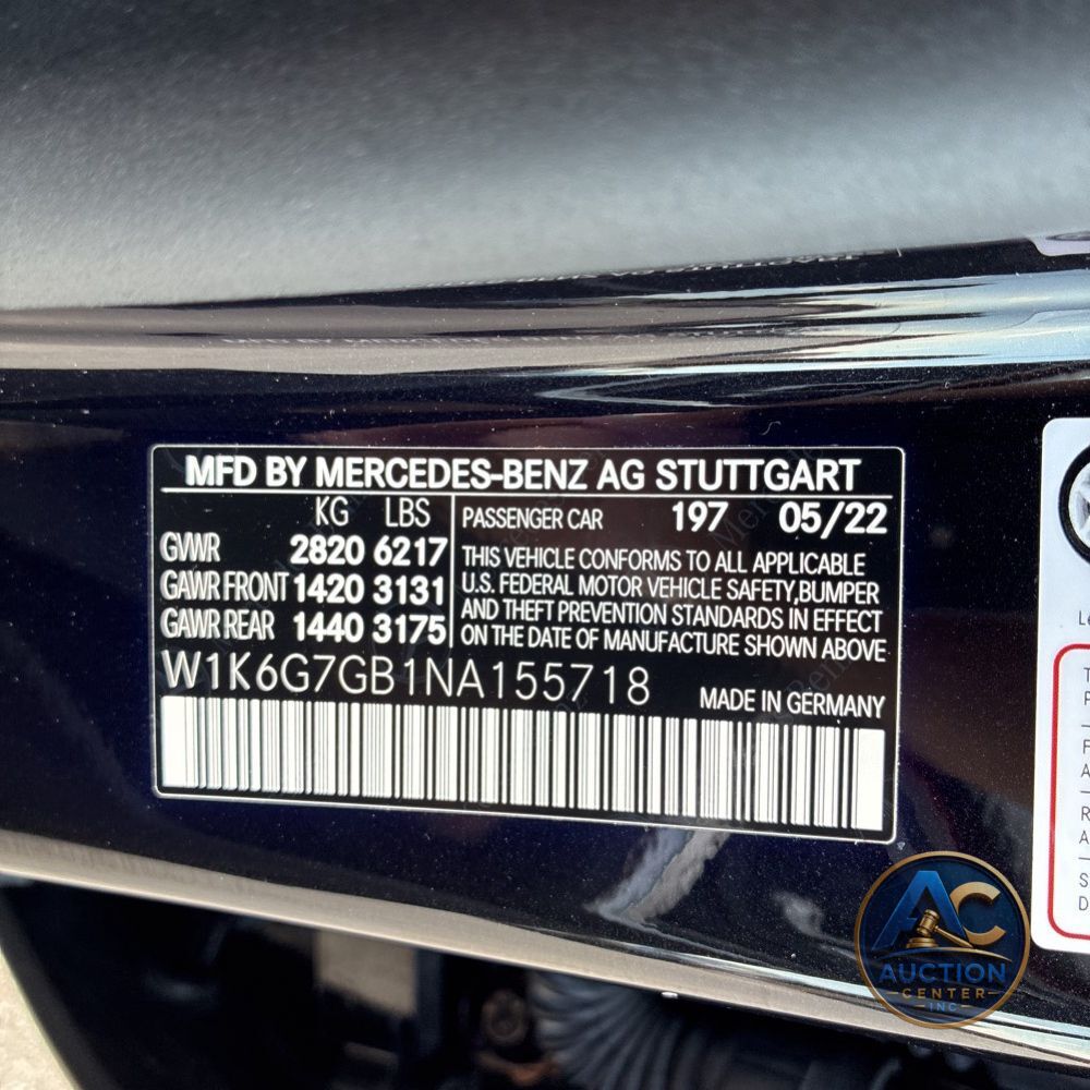 2022 Mercedes-Benz S-Class S 580 4MATIC