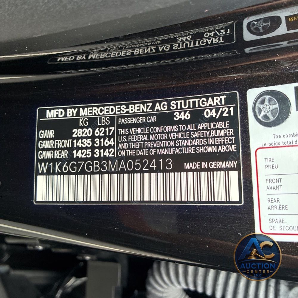 2021 Mercedes-Benz S-Class S 580 4MATIC
