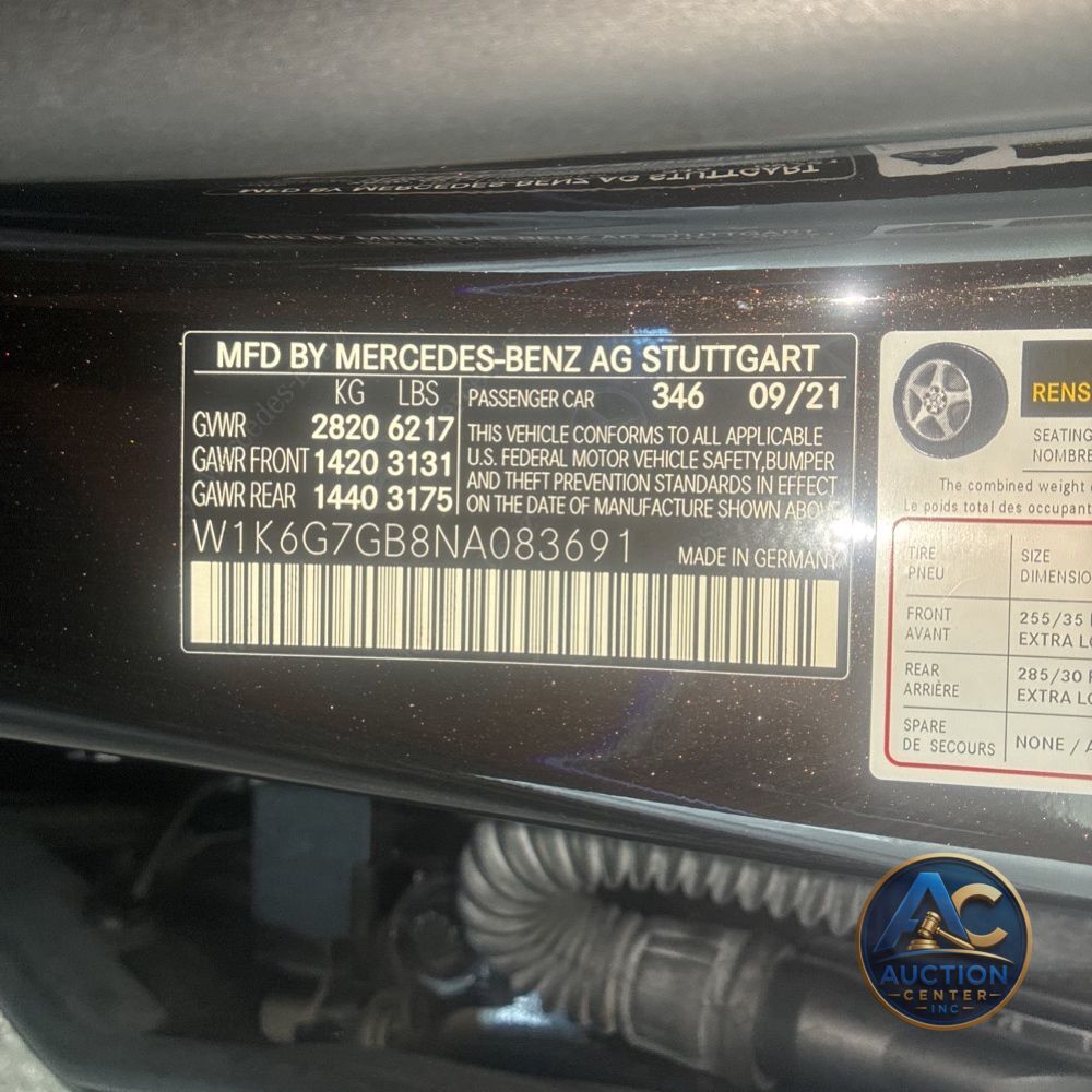 2022 Mercedes-Benz S-Class S 580 4MATIC