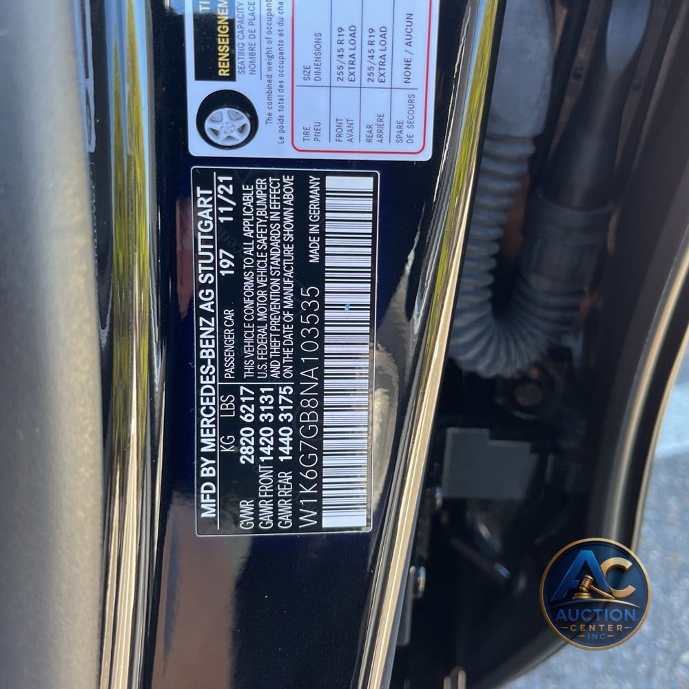 2022 Mercedes-Benz S-Class S 580 4MATIC