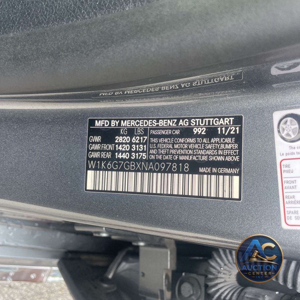 2022 Mercedes-Benz S-Class S 580 4MATIC