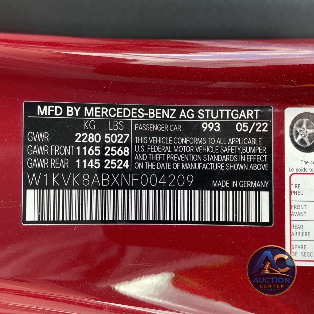 2022 Mercedes-Benz SL-Class AMG SL 55