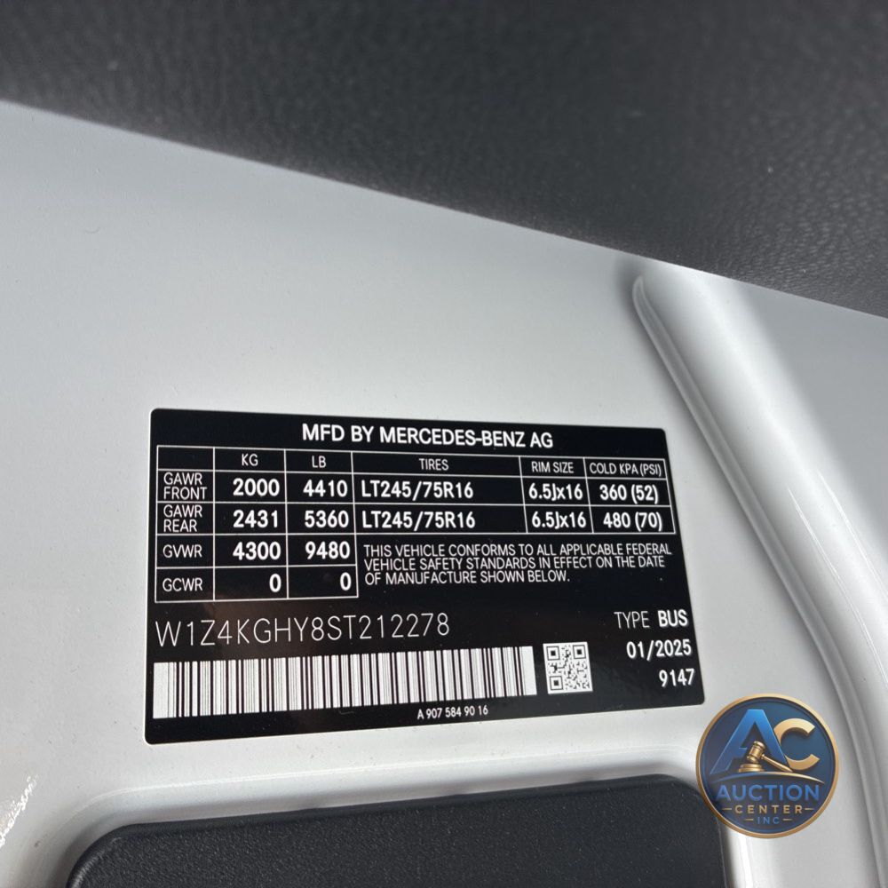 2025 Mercedes-Benz Sprinter 2500