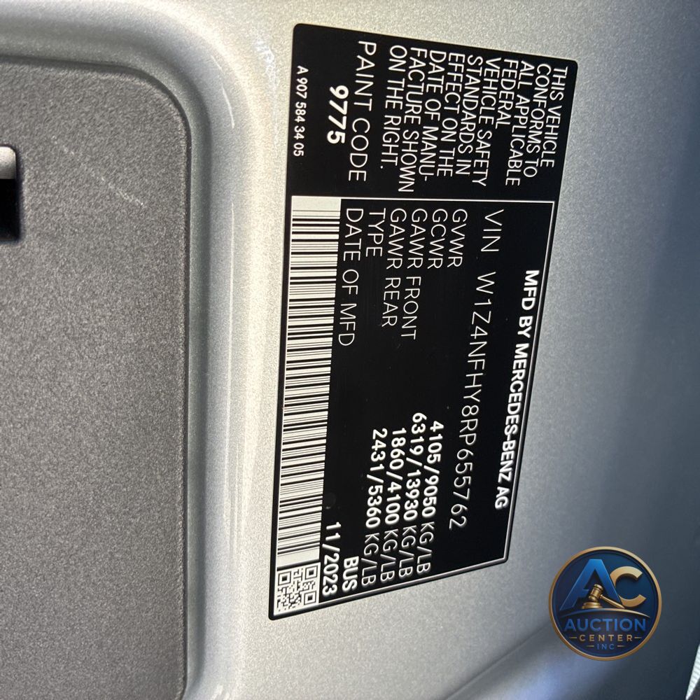 2024 Mercedes-Benz Sprinter 2500 High Roof