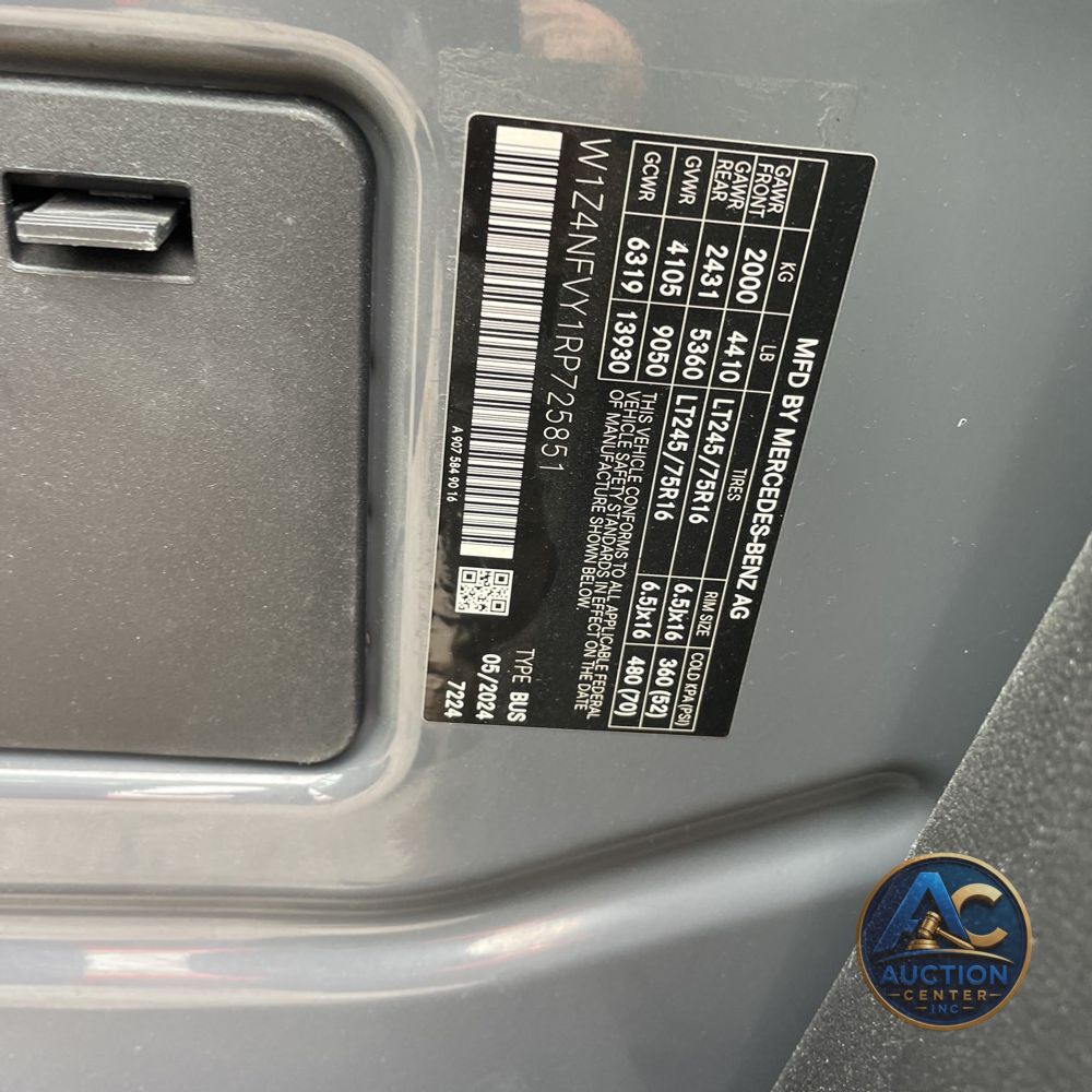 2024 Mercedes-Benz Sprinter 2500