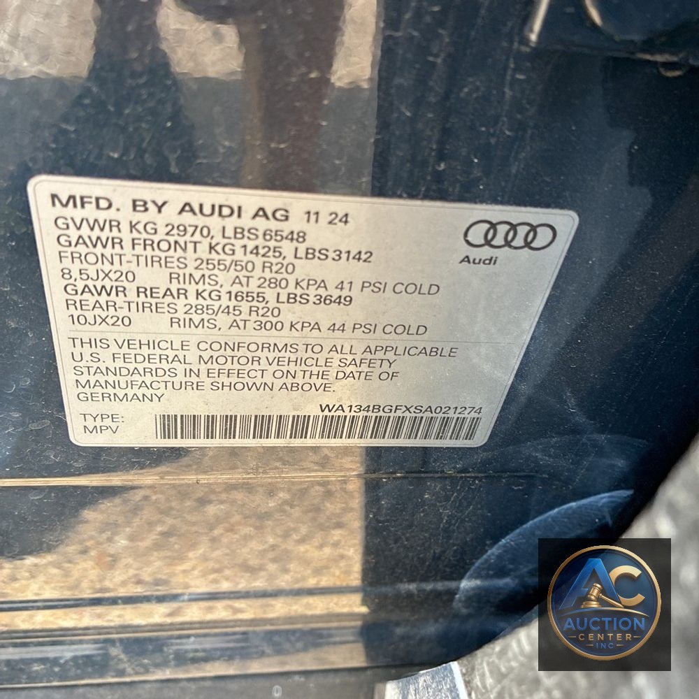 2025 Audi Q6 e-tron Prestige