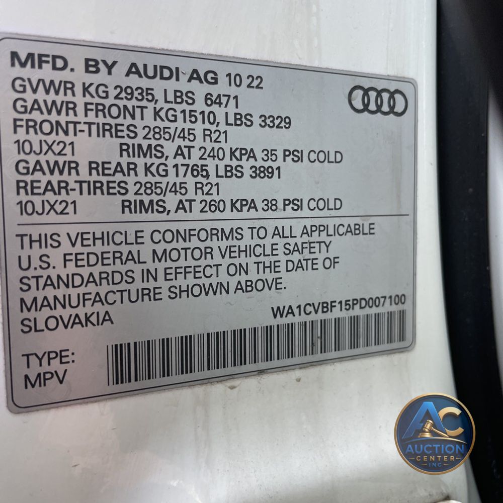 2023 Audi Q8 Prestige 55 TFSI