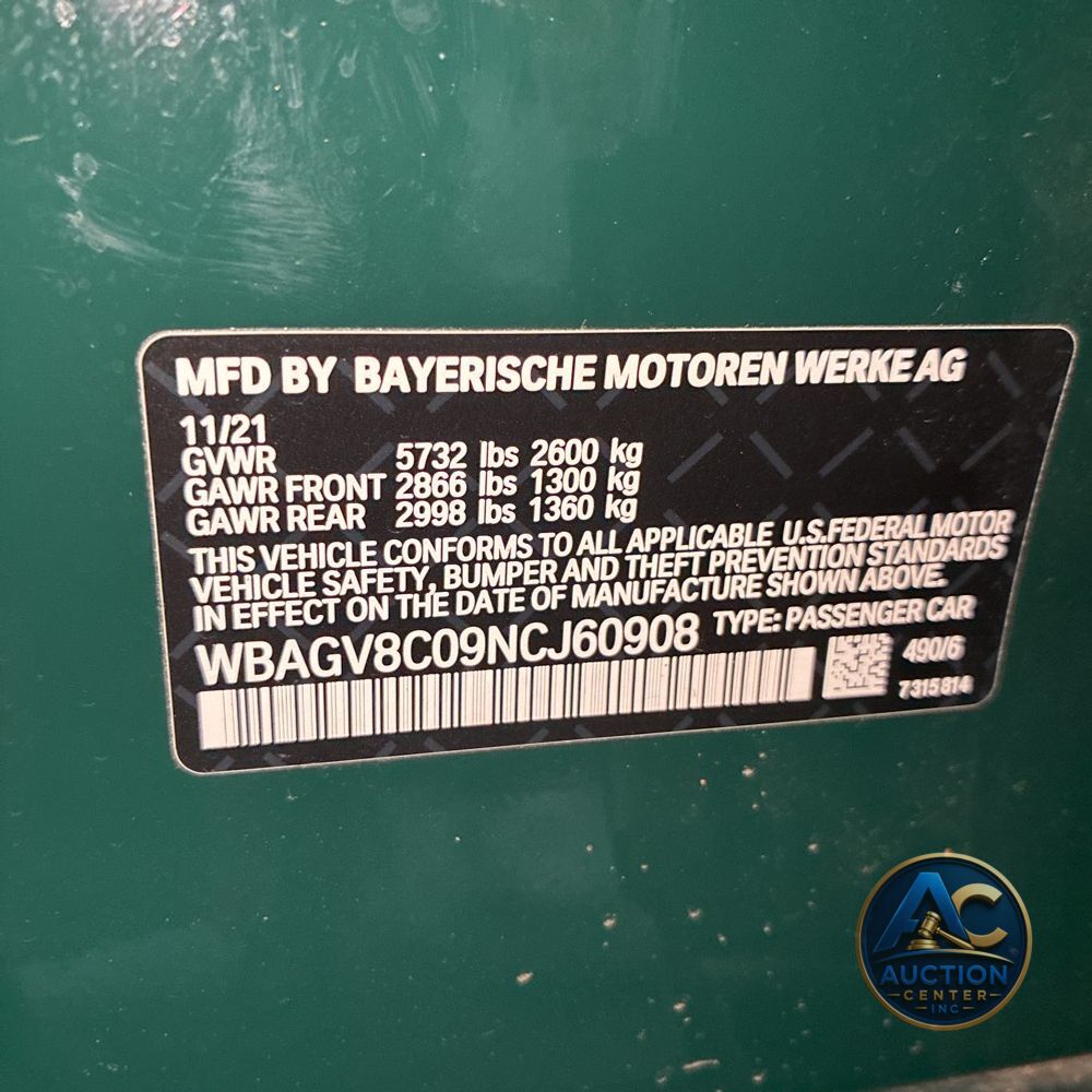 2022 BMW 8-Series M850xi Grn Coupe