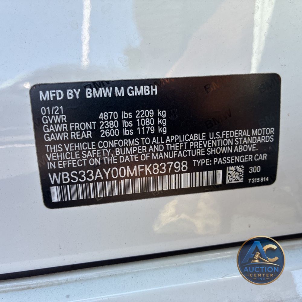 2021 BMW M3 Competition
