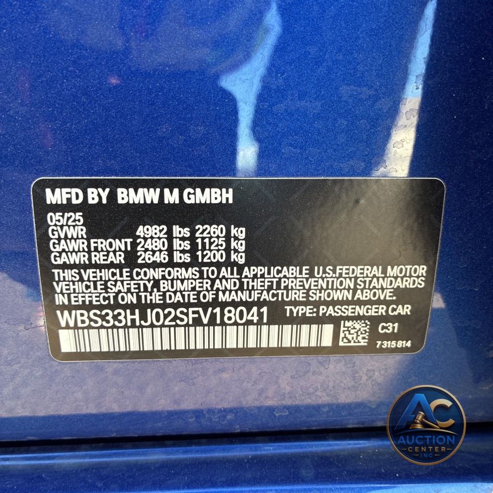 2025 BMW M3 Competition xDrive