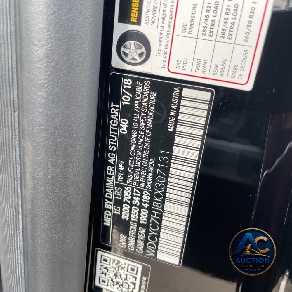 2019 Mercedes-Benz G-Class AMG G 63
