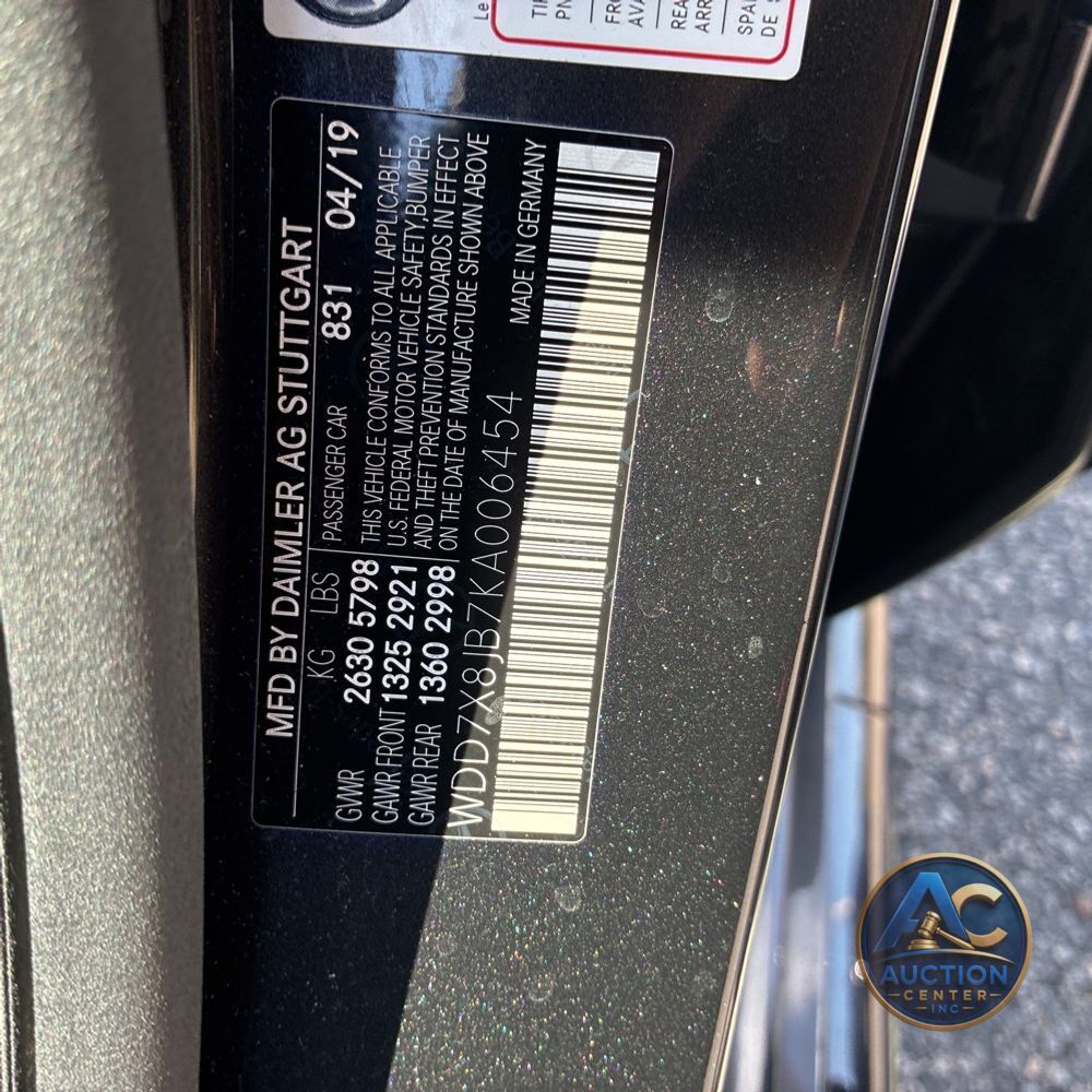 2019 Mercedes-Benz AMG GT 63