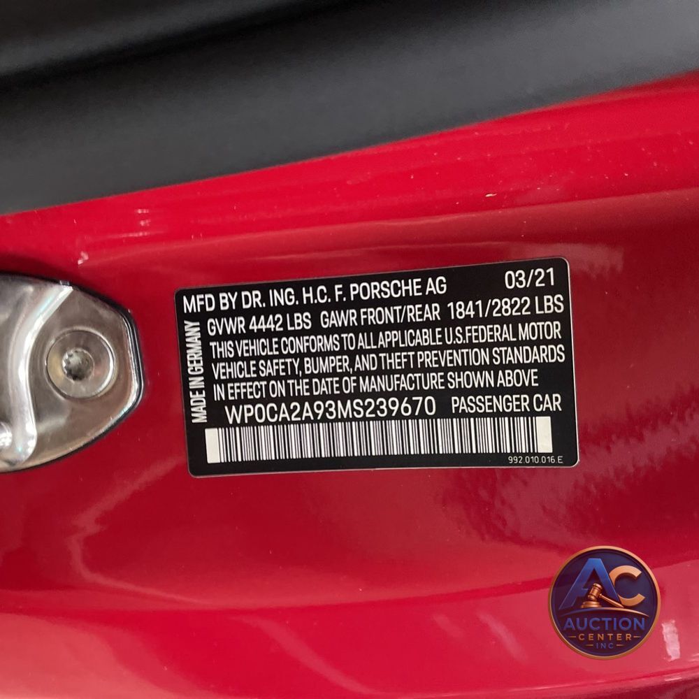 2021 Porsche 911 Carrera