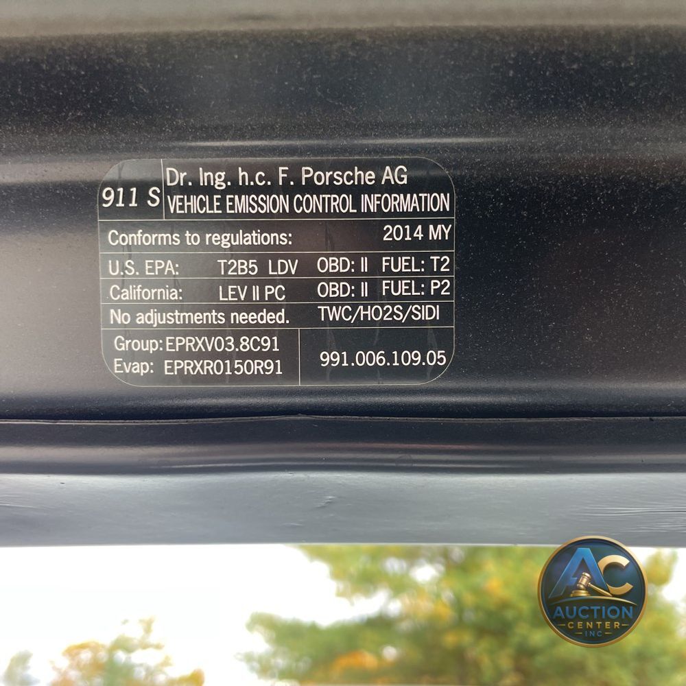 2014 Porsche 911 Carrera 2 S