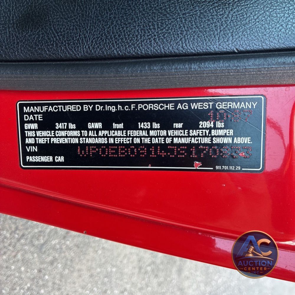 1988 Porsche 911 Carrera