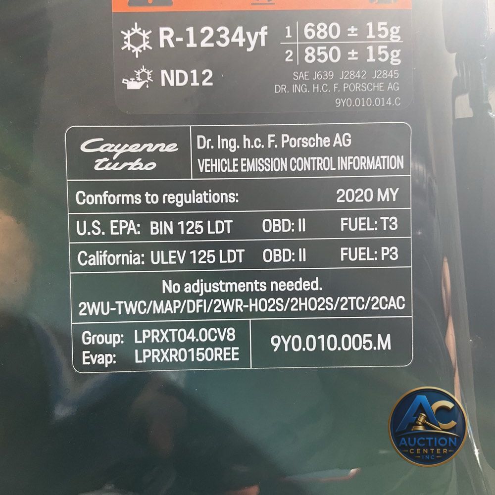 2020 Porsche Cayenne Turbo
