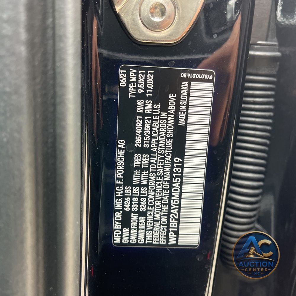 2021 Porsche Cayenne Turbo Coupe