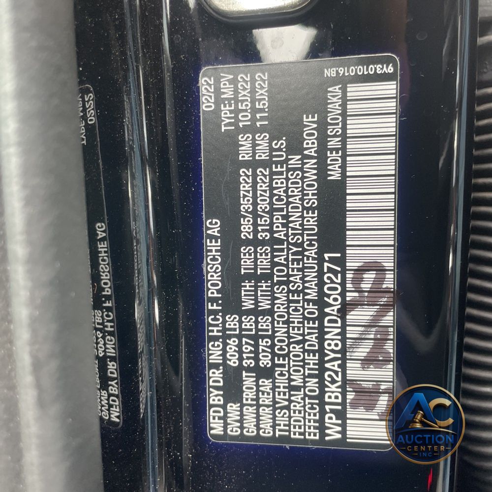2022 Porsche Cayenne Turbo GT
