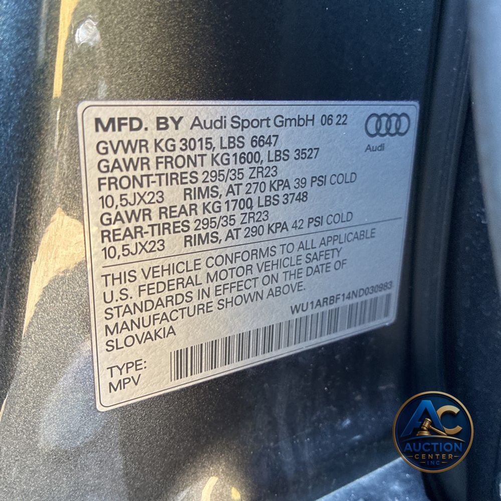 2022 Audi RS Q8