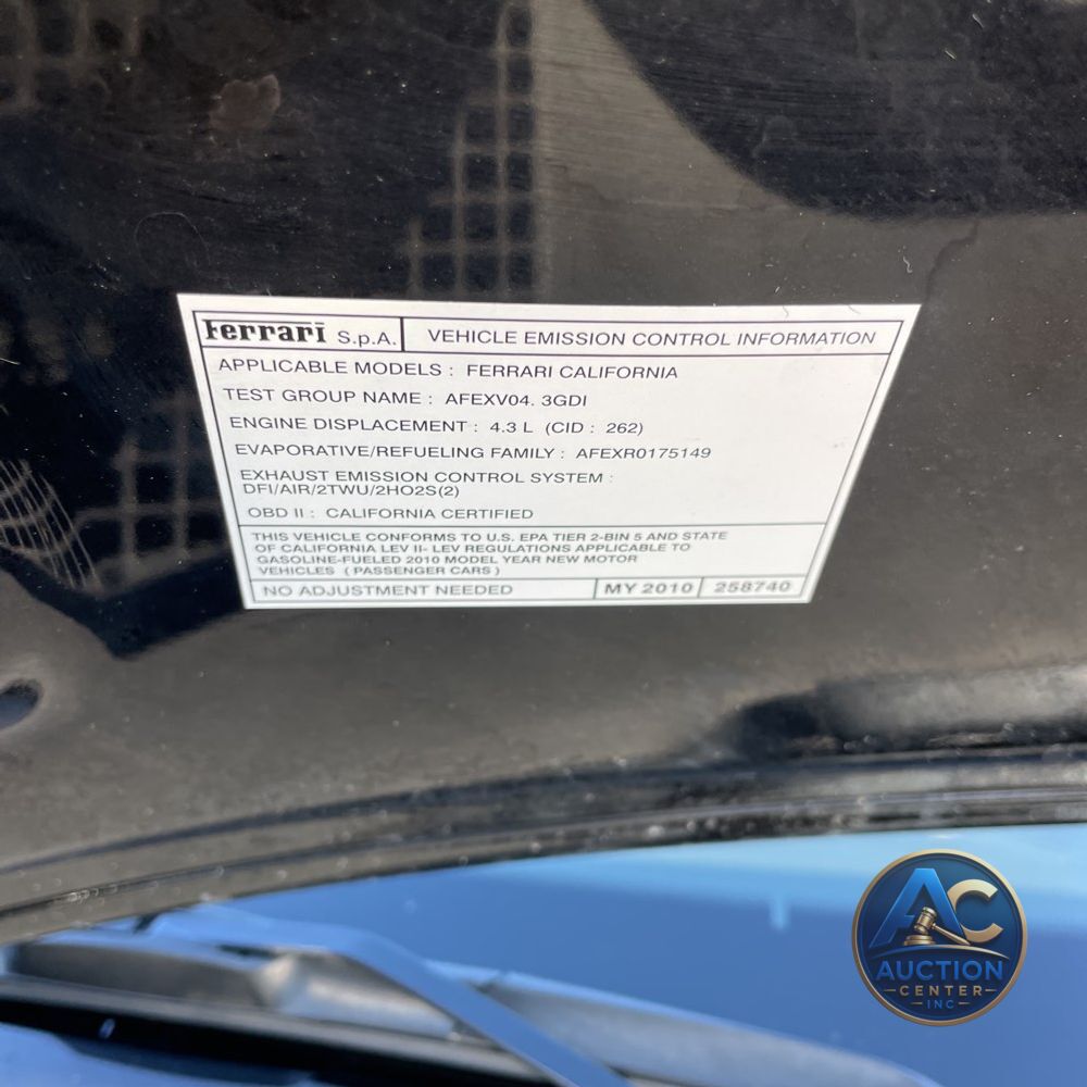 2010 Ferrari California