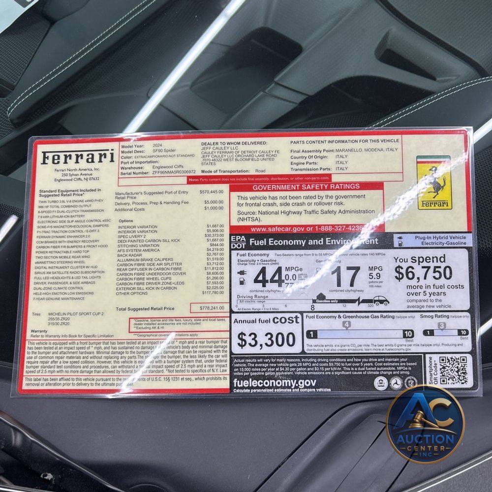 2024 Ferrari SF90 Spider
