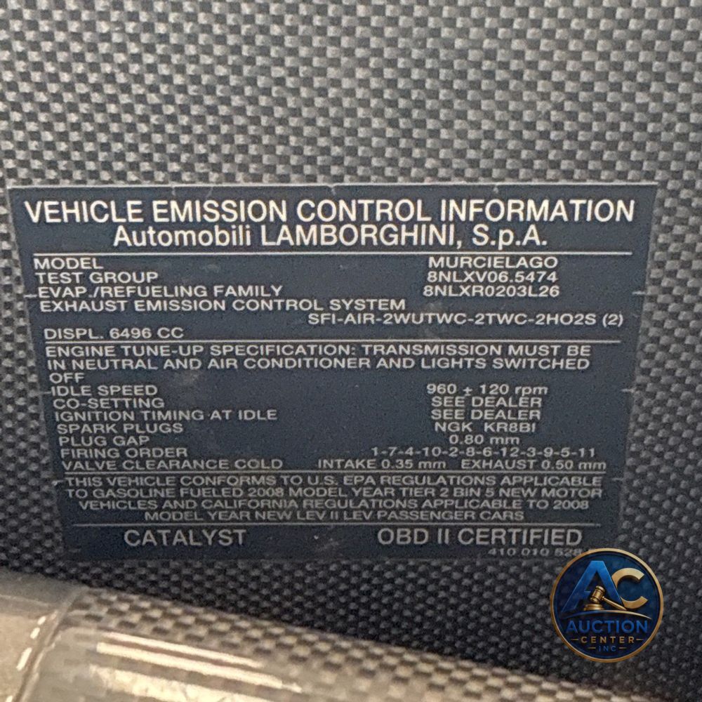 2008 Lamborghini Murcielago LP 640